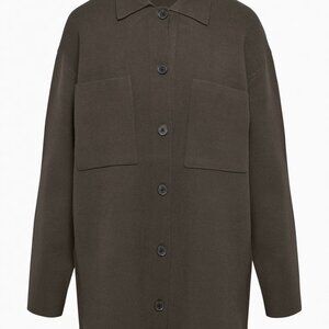 Aritzia - Society Sweater - Rich Mocha Brown